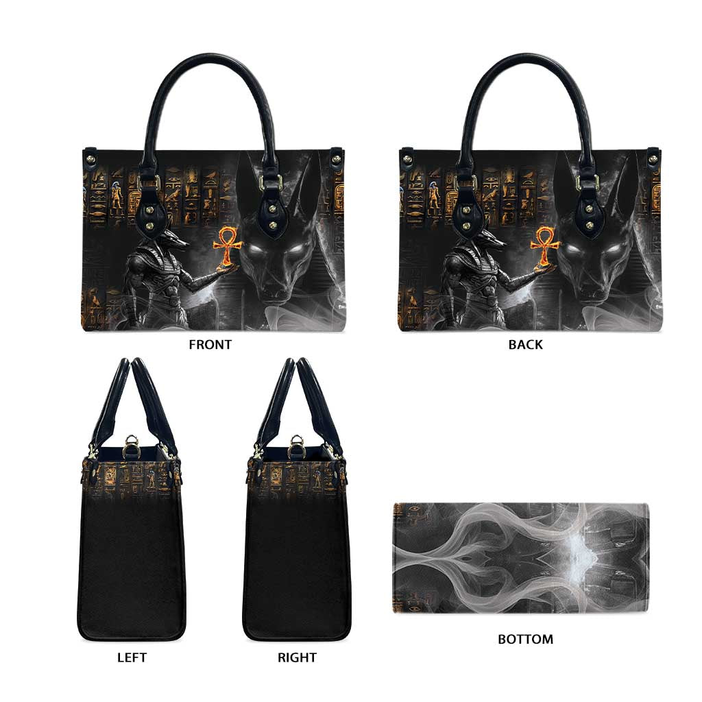 Mythical Anubis Leather Bag The Egyptian God of Death