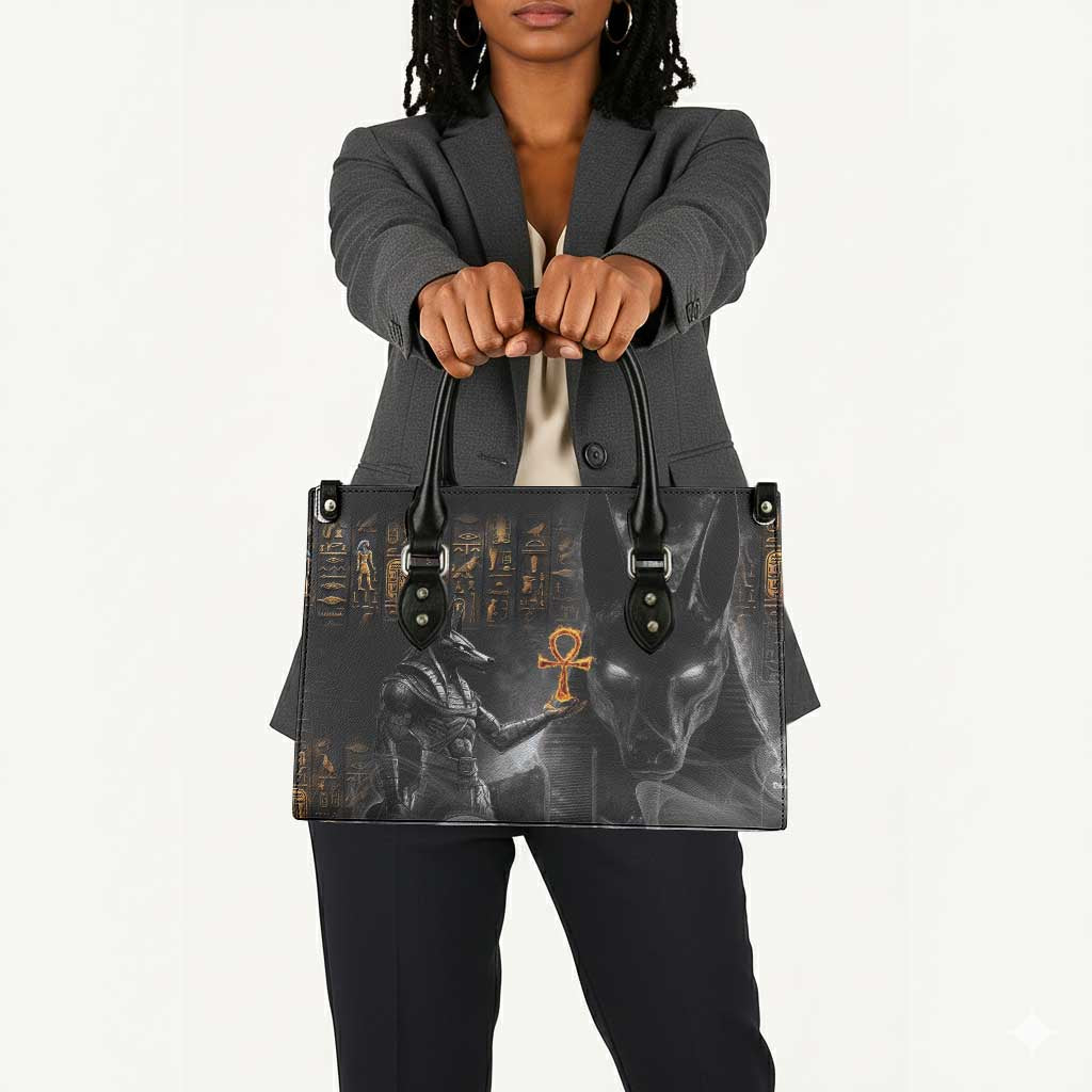 Mythical Anubis Leather Bag The Egyptian God of Death