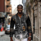 Mythical Anubis Long Sleeve Button Shirt The Egyptian God of Death