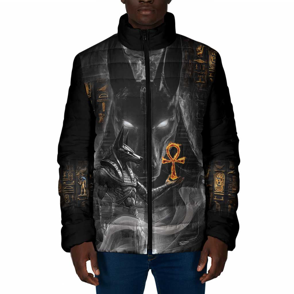 Mythical Anubis Padded Jacket The Egyptian God of Death