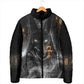 Mythical Anubis Padded Jacket The Egyptian God of Death