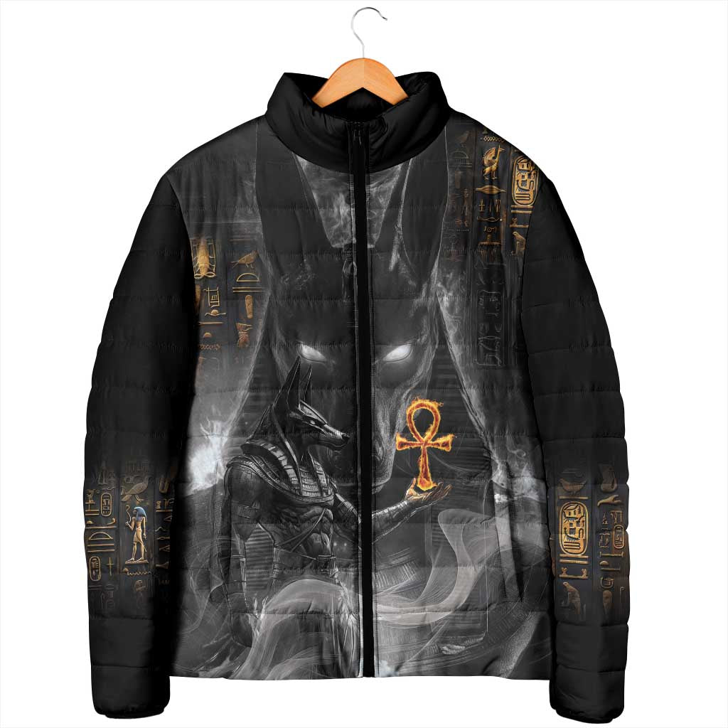 Mythical Anubis Padded Jacket The Egyptian God of Death