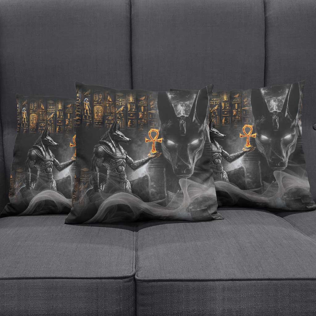 Mythical Anubis Pillow Cover The Egyptian God of Death