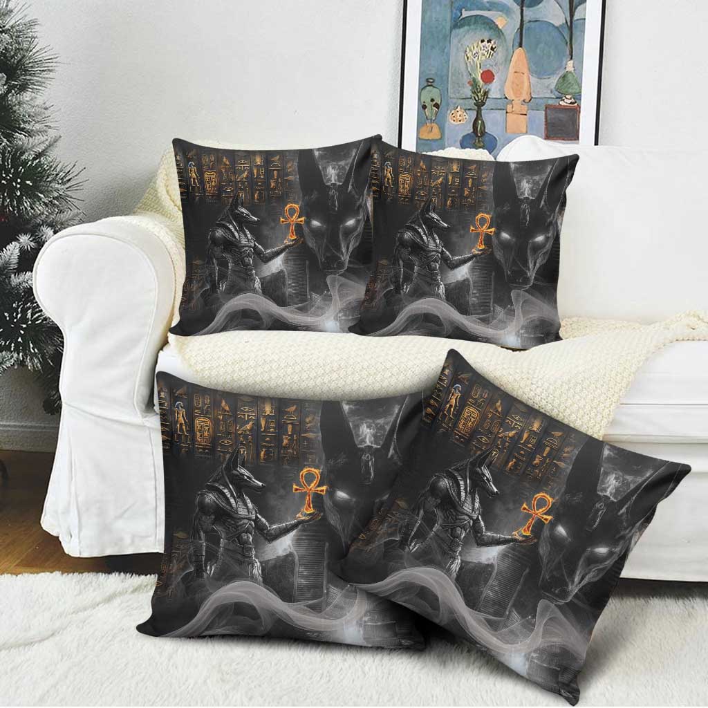 Mythical Anubis Pillow Cover The Egyptian God of Death