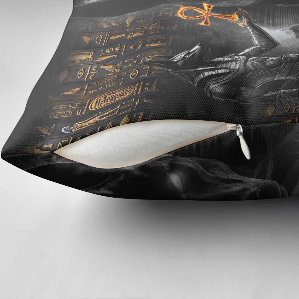 Mythical Anubis Pillow Cover The Egyptian God of Death