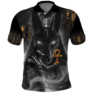 Mythical Anubis Polo Shirt The Egyptian God of Death