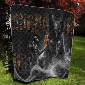 Mythical Anubis Quilt The Egyptian God of Death