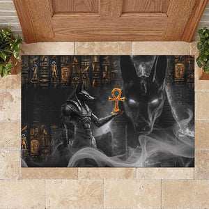 Mythical Anubis Rubber Doormat The Egyptian God of Death