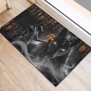 Mythical Anubis Rubber Doormat The Egyptian God of Death