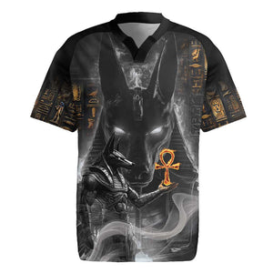 Mythical Anubis Rugby Jersey The Egyptian God of Death