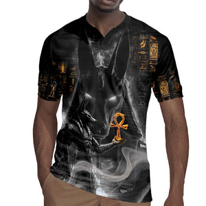 Mythical Anubis Rugby Jersey The Egyptian God of Death