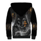 Mythical Anubis Sherpa Hoodie The Egyptian God of Death