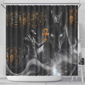 Mythical Anubis Shower Curtain The Egyptian God of Death