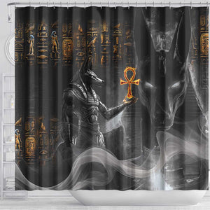 Mythical Anubis Shower Curtain The Egyptian God of Death