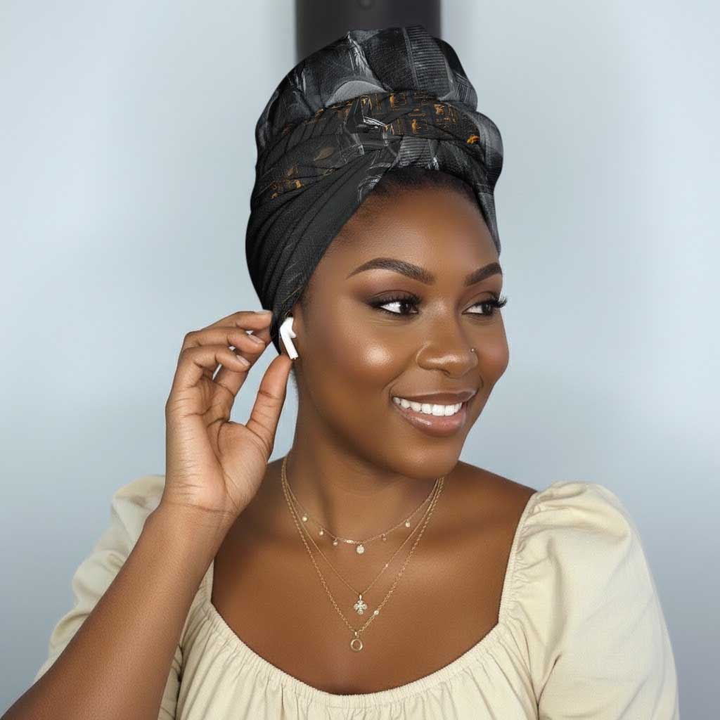 Mythical Anubis Simple Headwrap The Egyptian God of Death