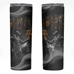 Mythical Anubis Skinny Tumbler The Egyptian God of Death