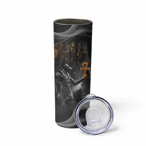 Mythical Anubis Skinny Tumbler The Egyptian God of Death