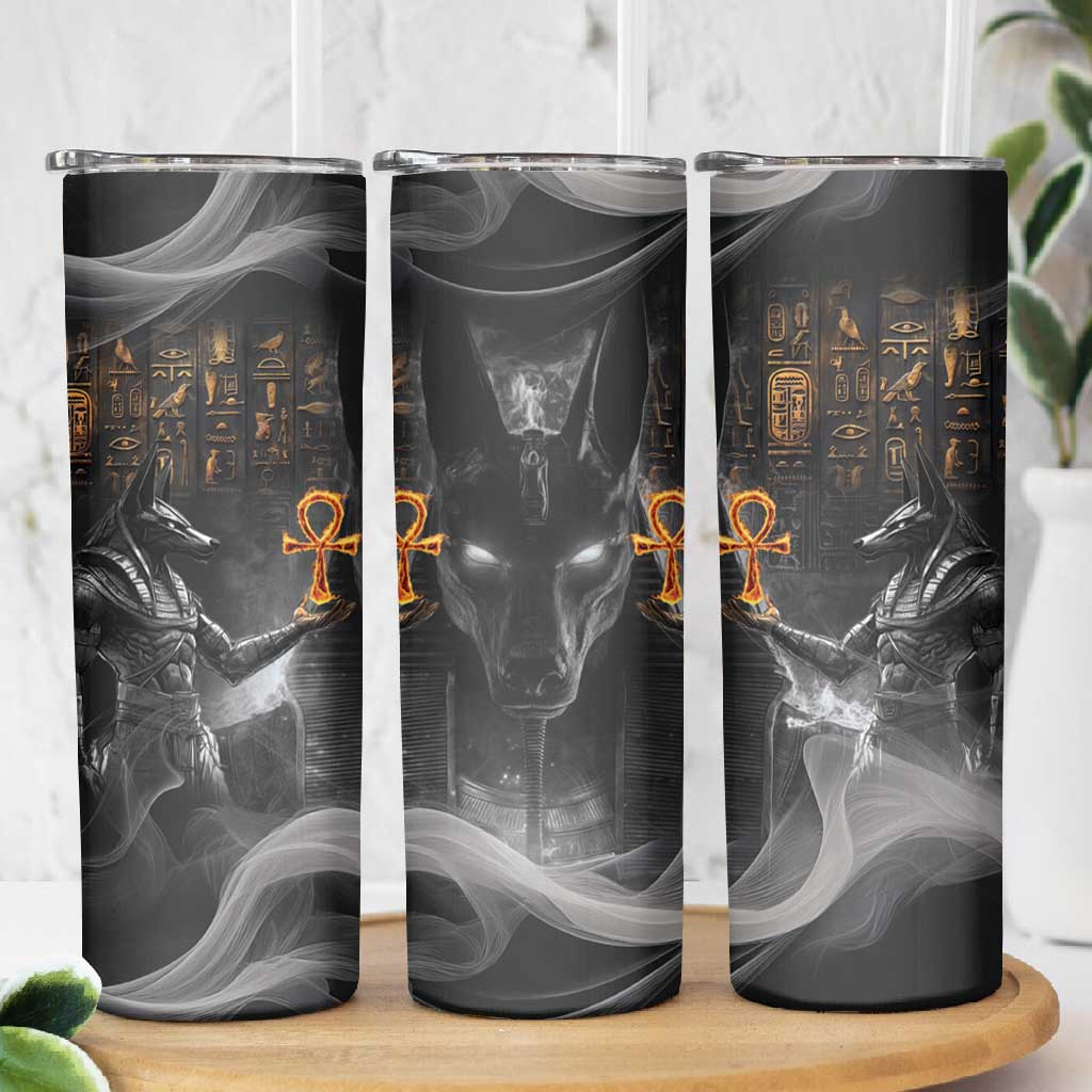 Mythical Anubis Skinny Tumbler The Egyptian God of Death