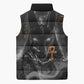 Mythical Anubis Sleeveless Puffer Jacket The Egyptian God of Death