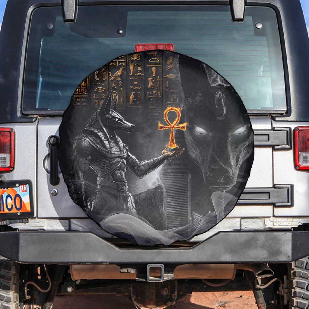 Mythical Anubis Spare Tire Cover The Egyptian God of Death