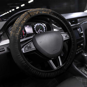 Mythical Anubis Steering Wheel Cover The Egyptian God of Death