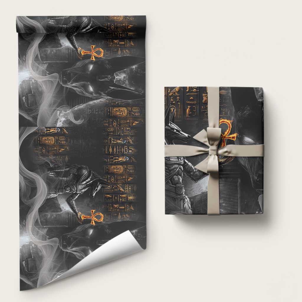 Mythical Anubis Wrapping Paper The Egyptian God of Death - African Pride