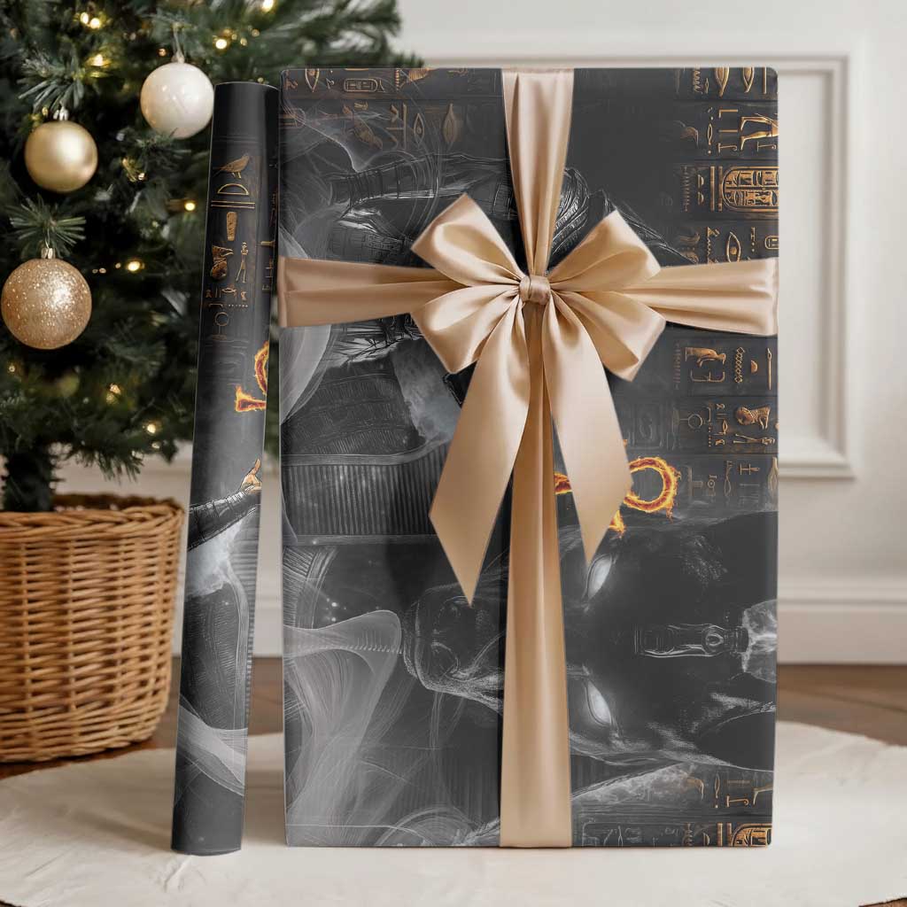 Mythical Anubis Wrapping Paper The Egyptian God of Death - African Pride
