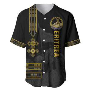 Eritrea Martyrs Day June 20 Baseball Jersey Never Forgotten Proud Eritrean Heritage Black Version