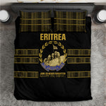 Eritrea Martyrs Day June 20 Bedding Set Never Forgotten Proud Eritrean Heritage Black Version