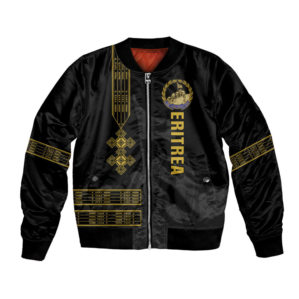 Eritrea Martyrs Day June 20 Bomber Jacket Never Forgotten Proud Eritrean Heritage Black Version