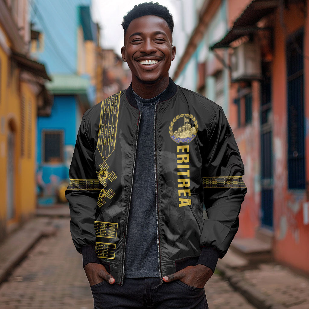 Eritrea Martyrs Day June 20 Bomber Jacket Never Forgotten Proud Eritrean Heritage Black Version