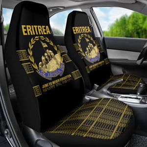 Eritrea Martyrs Day June 20 Car Seat Cover Never Forgotten Proud Eritrean Heritage Black Version
