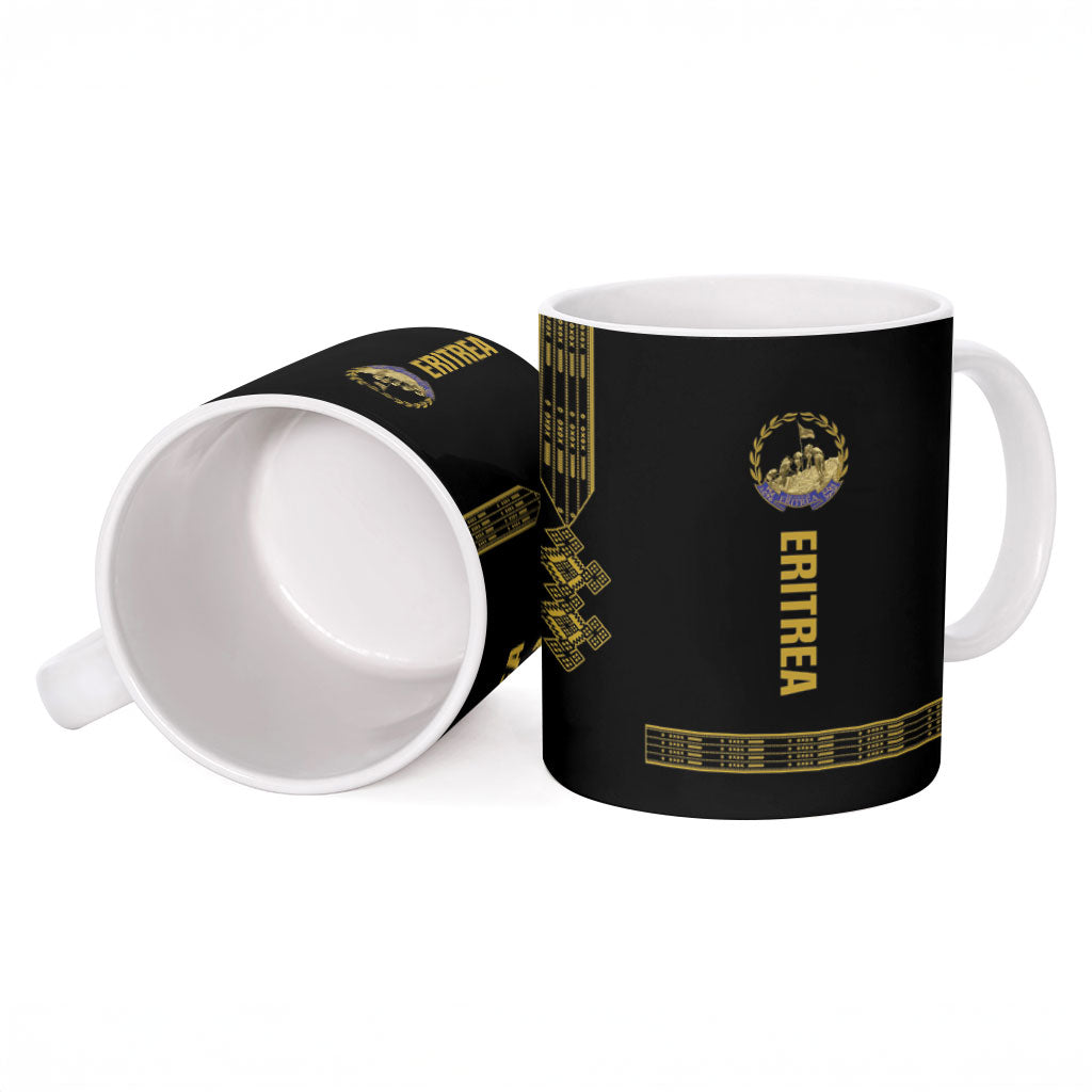 Eritrea Martyrs Day June 20 Ceramic Mug Never Forgotten Proud Eritrean Heritage Black Version