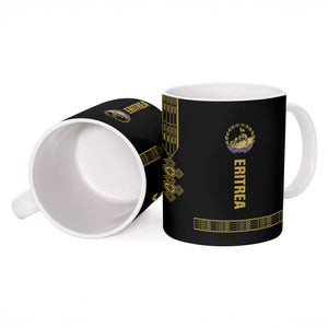 Eritrea Martyrs Day June 20 Ceramic Mug Never Forgotten Proud Eritrean Heritage Black Version