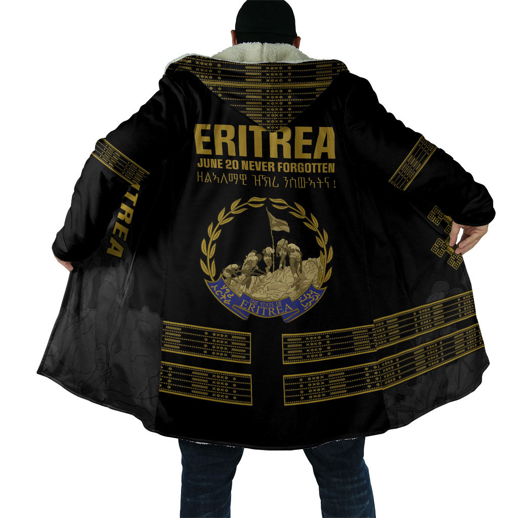 Eritrea Martyrs Day June 20 Cloak Never Forgotten Proud Eritrean Heritage Black Version