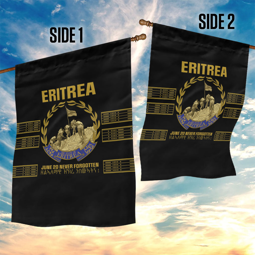 Eritrea Martyrs Day June 20 Garden Flag Never Forgotten Proud Eritrean Heritage Black Version
