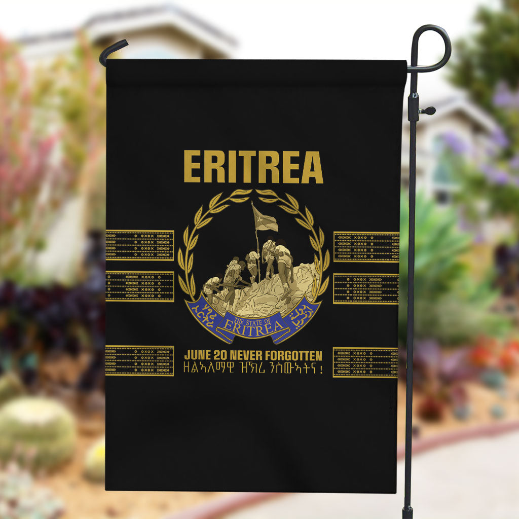 Eritrea Martyrs Day June 20 Garden Flag Never Forgotten Proud Eritrean Heritage Black Version