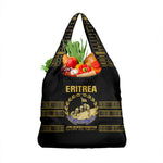 Eritrea Martyrs Day June 20 Grocery Bag Never Forgotten Proud Eritrean Heritage Black Version