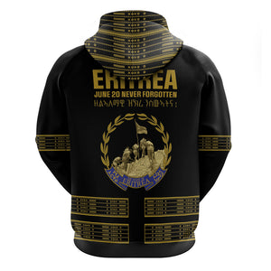 Eritrea Martyrs Day June 20 Hoodie Never Forgotten Proud Eritrean Heritage Black Version