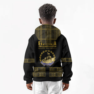 Eritrea Martyrs Day June 20 Kid Hoodie Never Forgotten Proud Eritrean Heritage Black Version