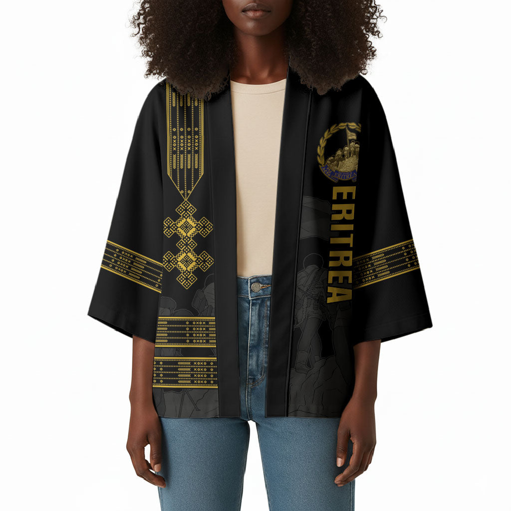 Eritrea Martyrs Day June 20 Kimono Never Forgotten Proud Eritrean Heritage Black Version