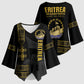 Eritrea Martyrs Day June 20 Kimono Sleeve Blouse Never Forgotten Proud Eritrean Heritage Black Version