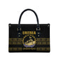 Eritrea Martyrs Day June 20 Leather Bag Never Forgotten Proud Eritrean Heritage Black Version