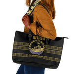 Eritrea Martyrs Day June 20 Leather Tote Bag Never Forgotten Proud Eritrean Heritage Black Version