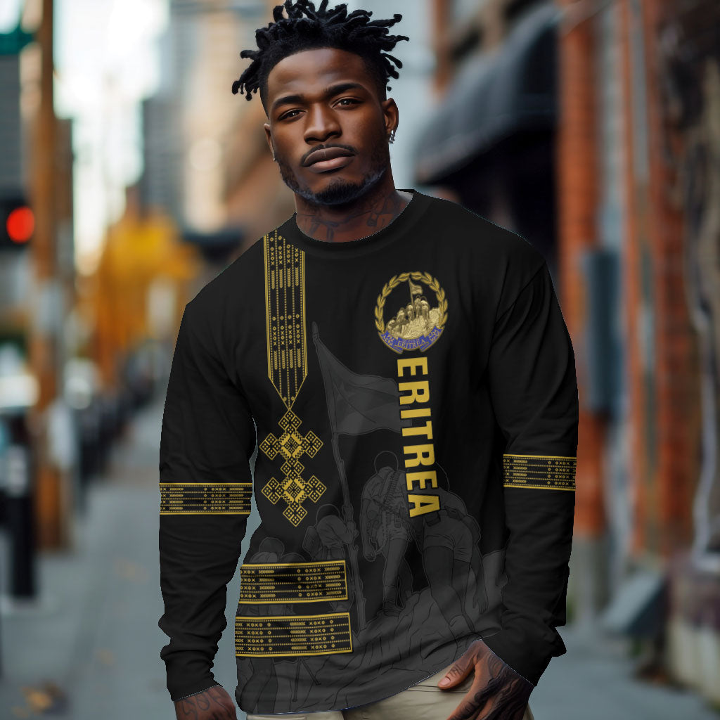 Eritrea Martyrs Day June 20 Long Sleeve Shirt Never Forgotten Proud Eritrean Heritage Black Version