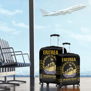 Eritrea Martyrs Day June 20 Luggage Cover Never Forgotten Proud Eritrean Heritage Black Version