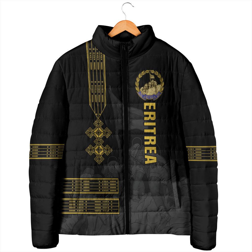 Eritrea Martyrs Day June 20 Padded Jacket Never Forgotten Proud Eritrean Heritage Black Version