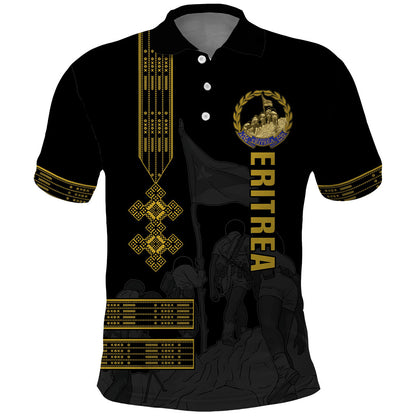 Eritrea Martyrs Day June 20 Polo Shirt Never Forgotten Proud Eritrean Heritage Black Version