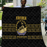 Eritrea Martyrs Day June 20 Quilt Never Forgotten Proud Eritrean Heritage Black Version