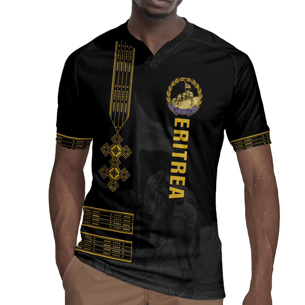 Eritrea Martyrs Day June 20 Rugby Jersey Never Forgotten Proud Eritrean Heritage Black Version